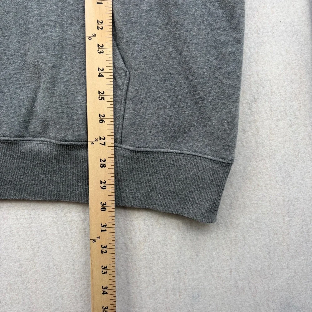 The North Face Mens XL Gray Grizzly Bear Forest Graphic Pullover Hoodie